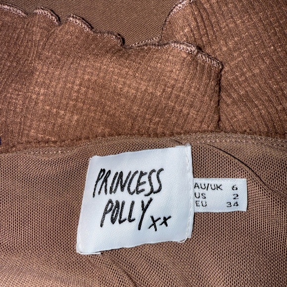 Oscar Mini Skirt Brown - Picture 8 of 10